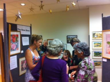 People mingling